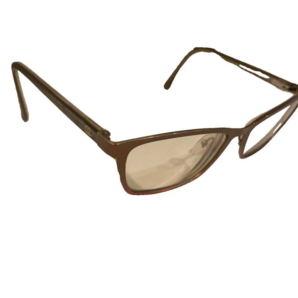 Oleg Cassini Eyeglasses OCO356‎ 273 53-15-140 Brown With Red Frames Only
